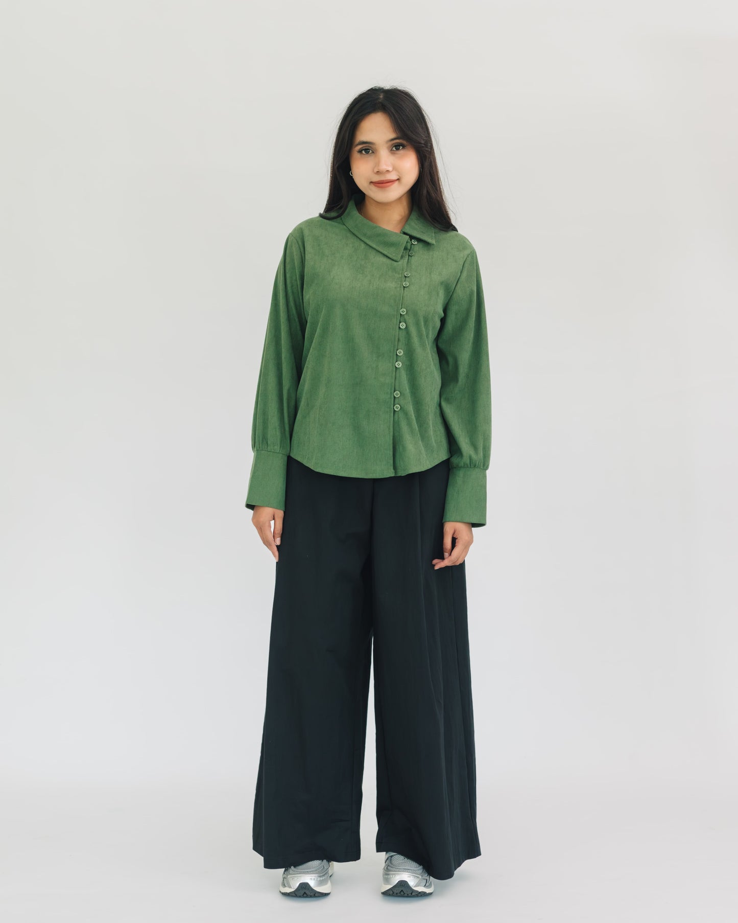 SUL SUL CODUROY IRREGULAR BLOUSE