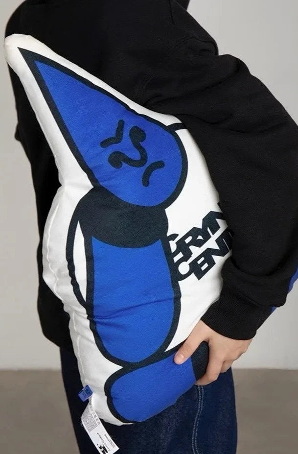 SUEDE CUSHION TEAR-SHAPED PILLOW DOLL