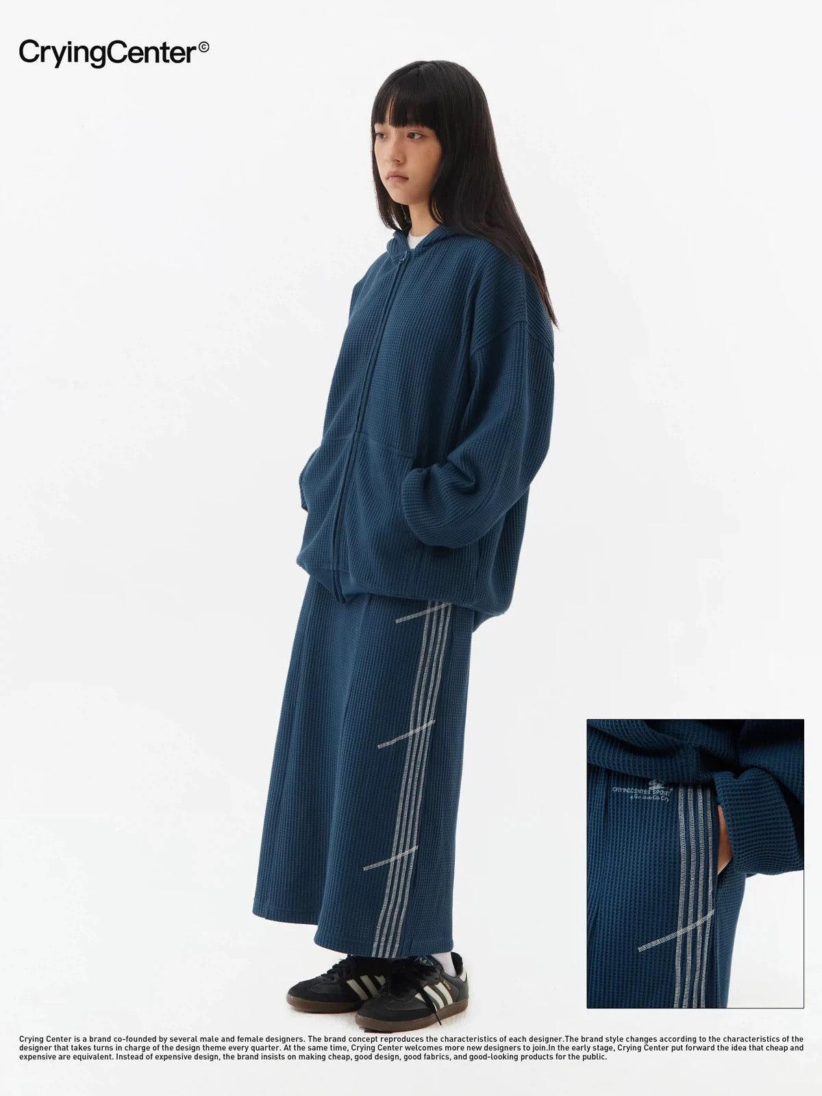 WAFFLE RELAXED SKIRT