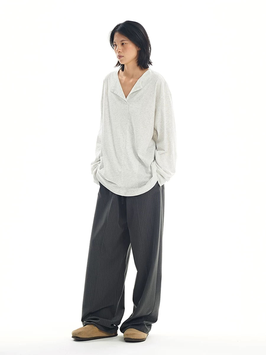 VINTAGE DRAWSTRING TAILORED PANTS