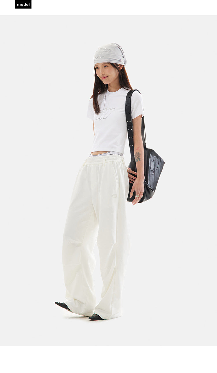 3C DIAMOND LOGO CROPPED TEE