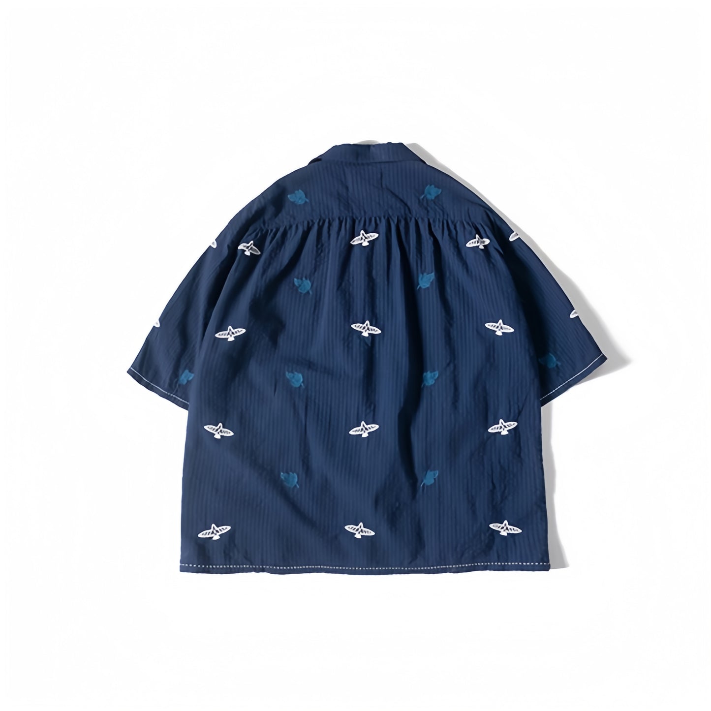 PEACE BRANCH CHINESE BUCKLE SHIRT
