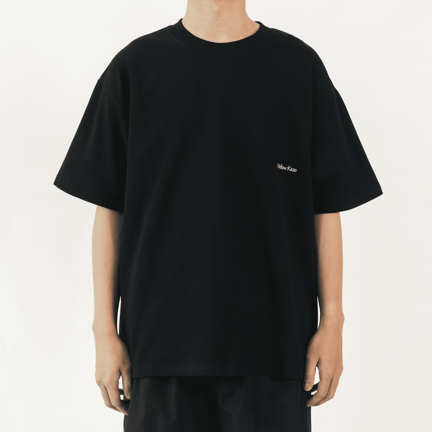 Mellow Kaze Typography Tee Black