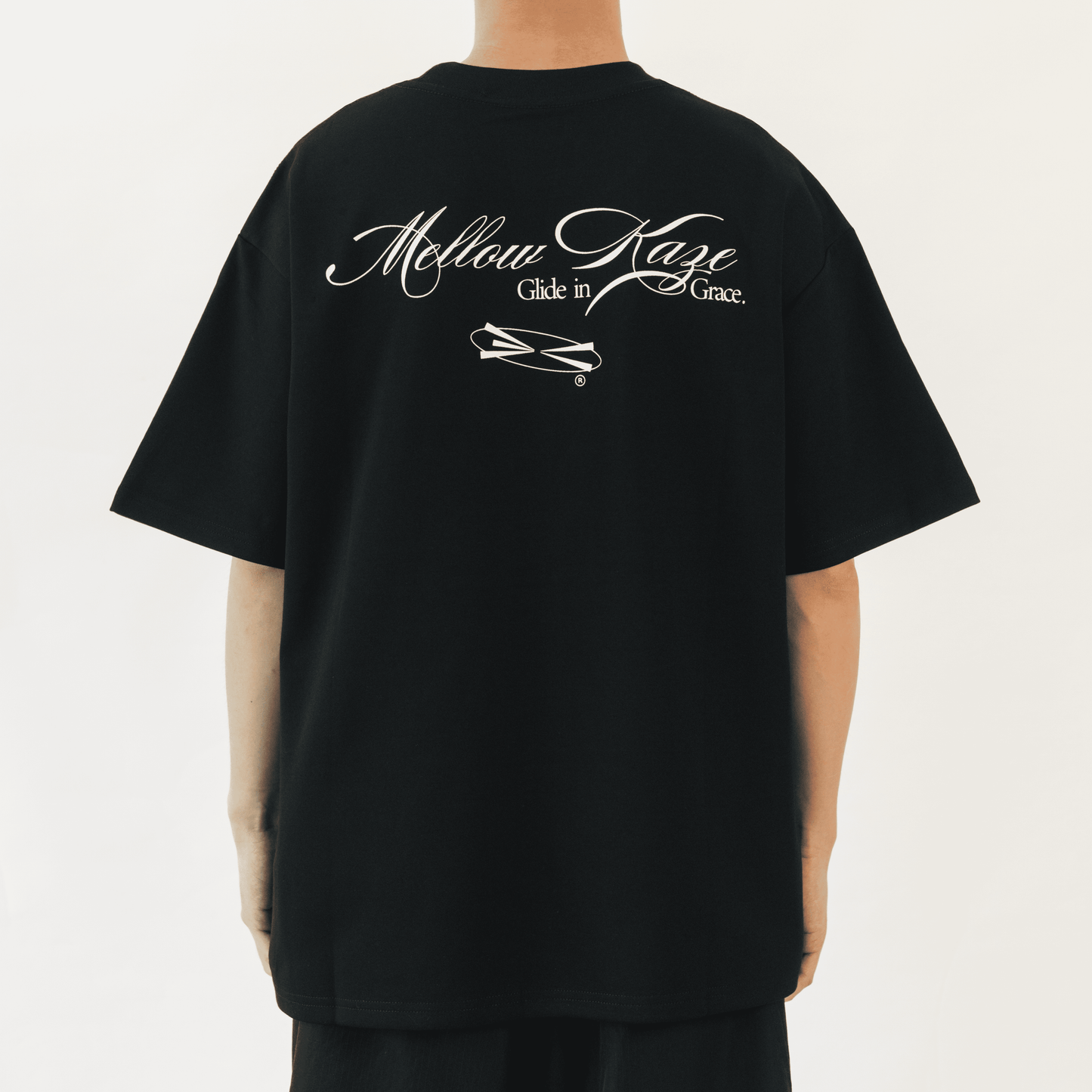 Mellow Kaze Typography Tee Black
