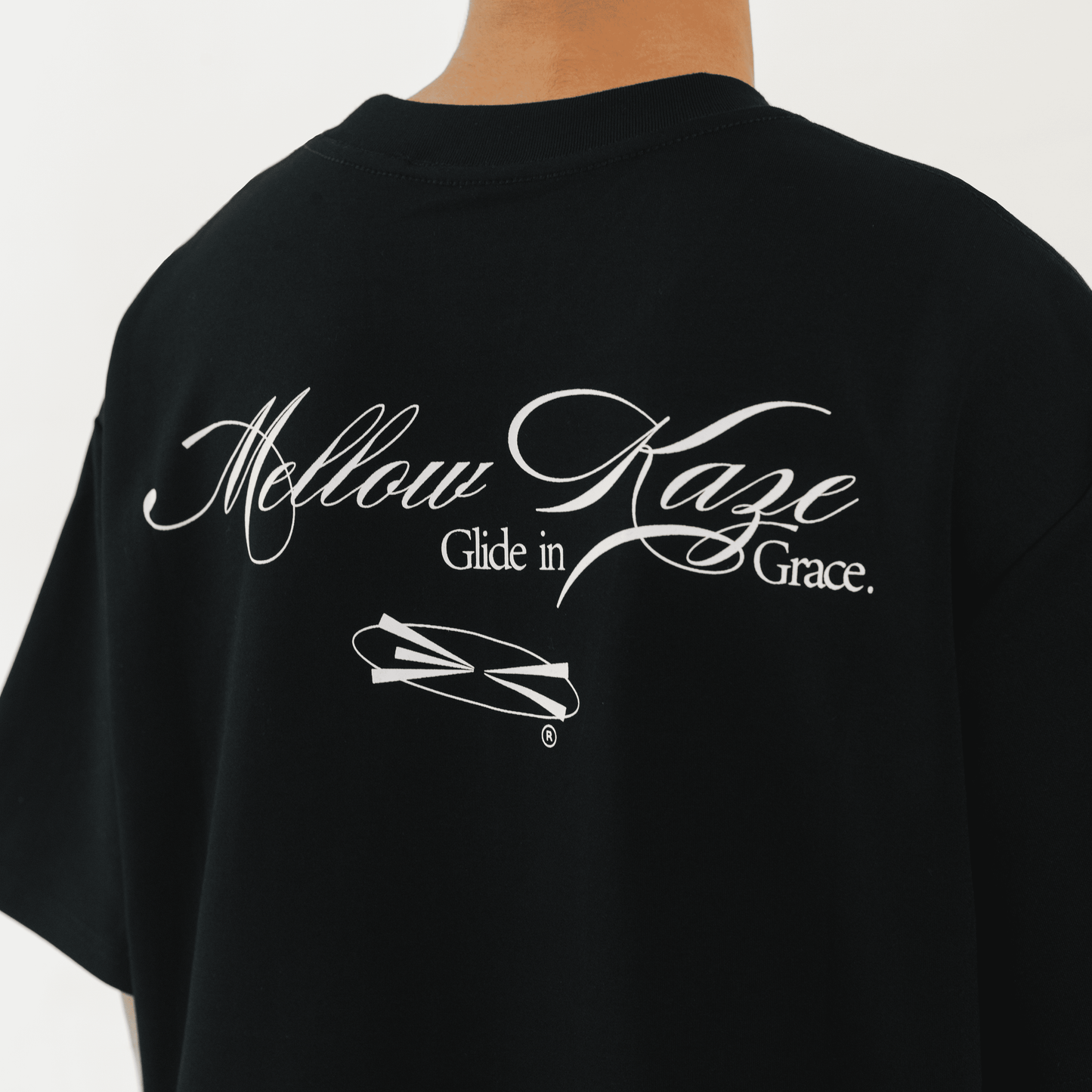 Mellow Kaze Typography Tee Black