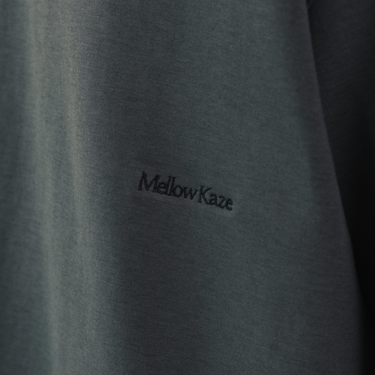 Mellow Kaze Typography Tee Grey