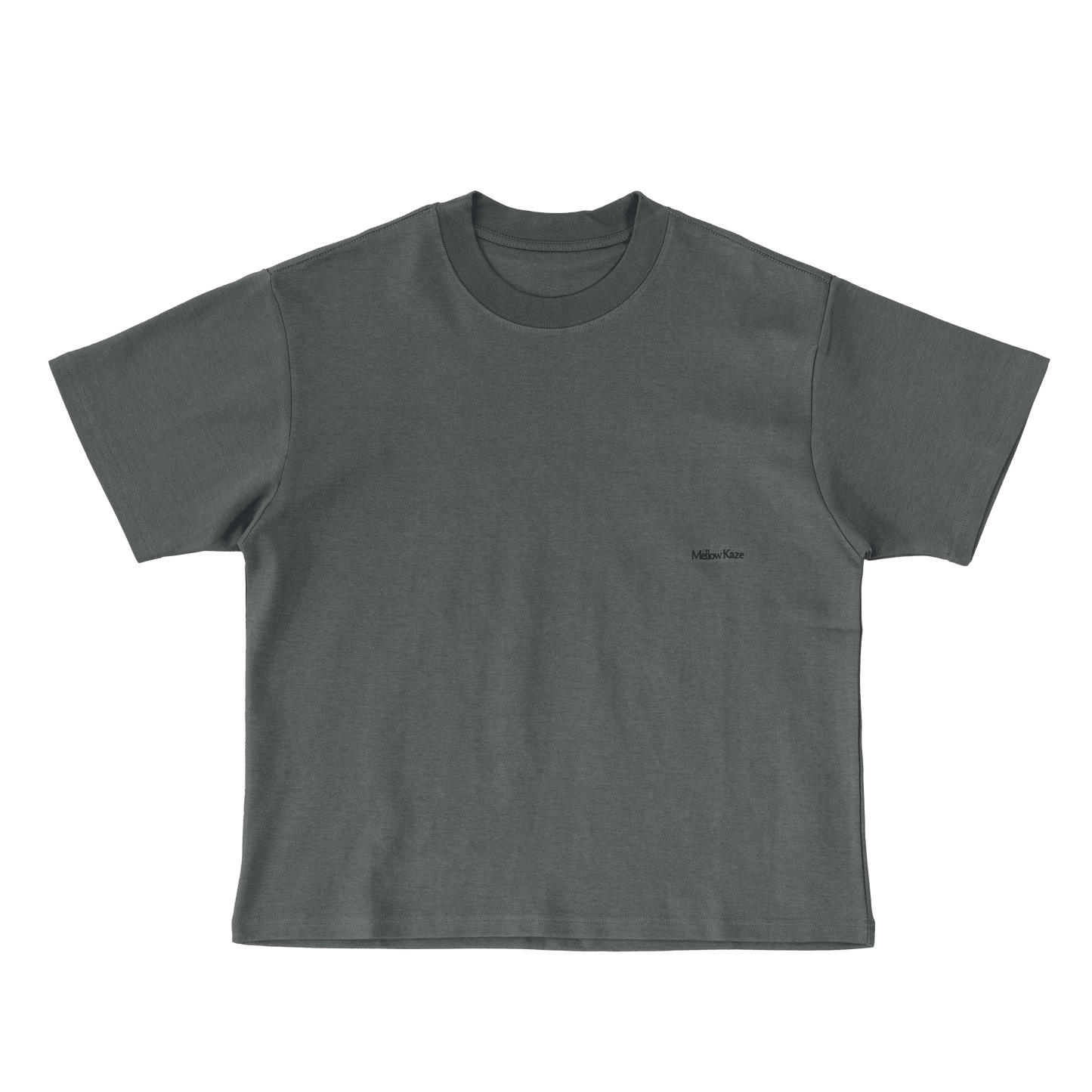 Mellow Kaze Typography Tee Grey