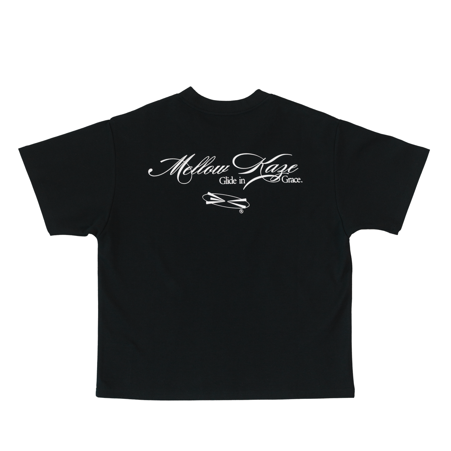 Mellow Kaze Typography Tee Black