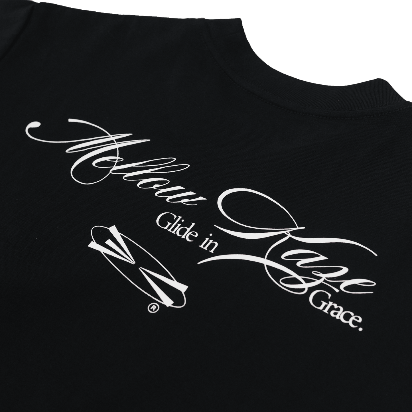 Mellow Kaze Typography Tee Black