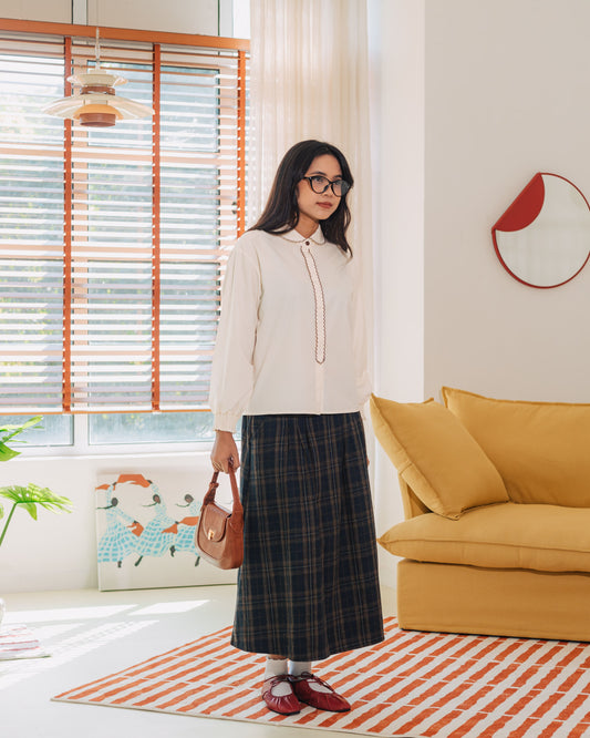 SUL SUL JAPANESE PLAID SKIRT