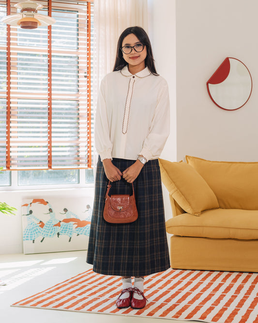 SUL SUL VINTAGE SADDLE BAG BROWN