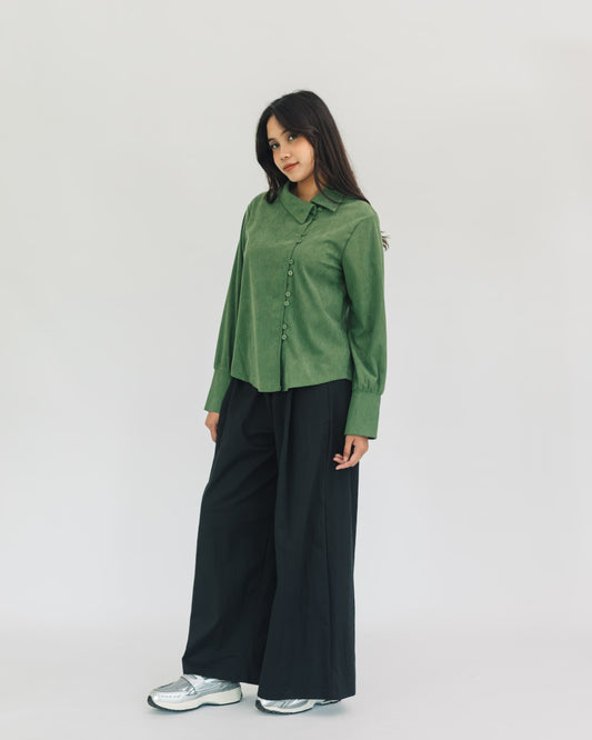 SUL SUL CODUROY IRREGULAR BLOUSE