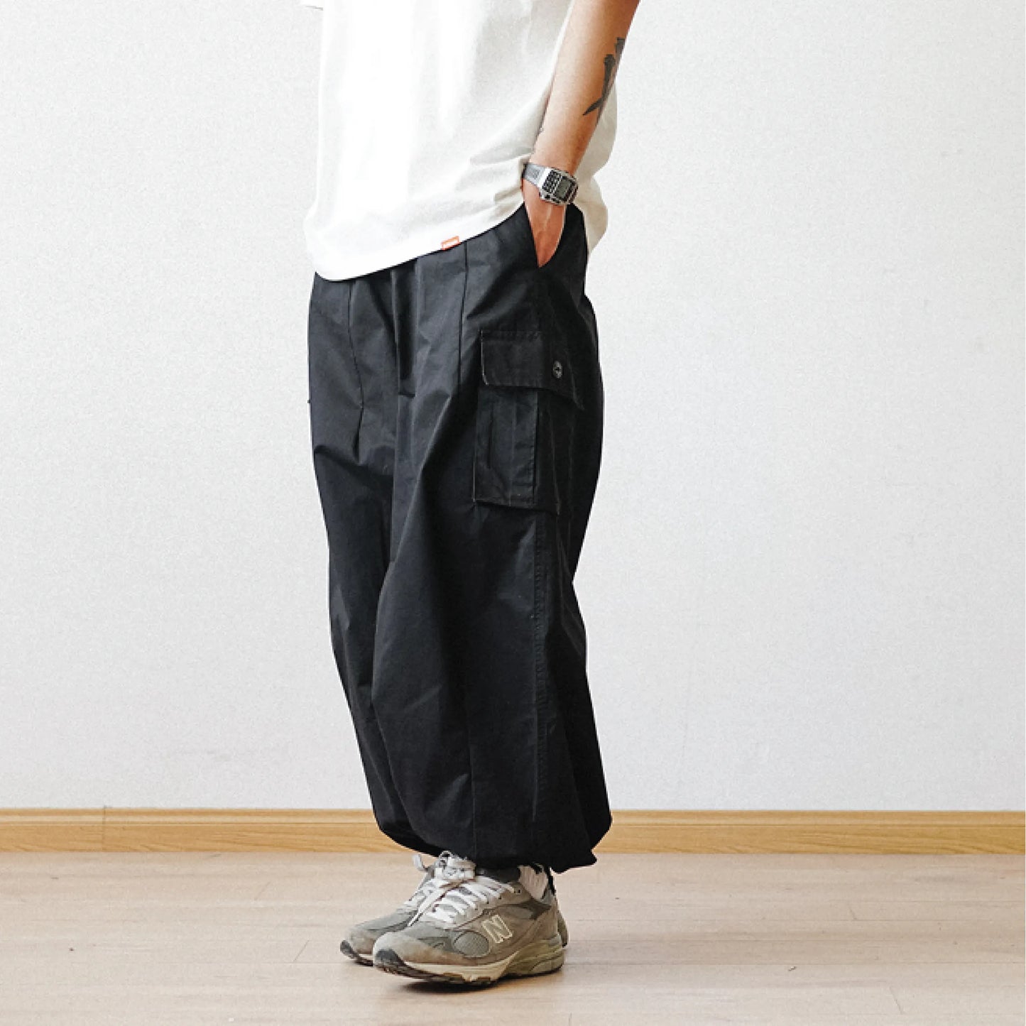 P.M.G.O OVERSIZED CARGO PANTS