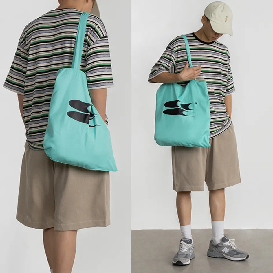 3C IRREGULAR NYLON TOTE BAG