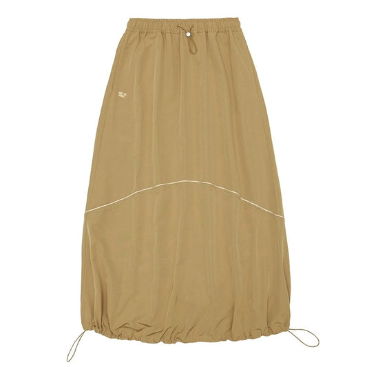 REFLECTIVE STRIPS DRAWSTRING SKIRT