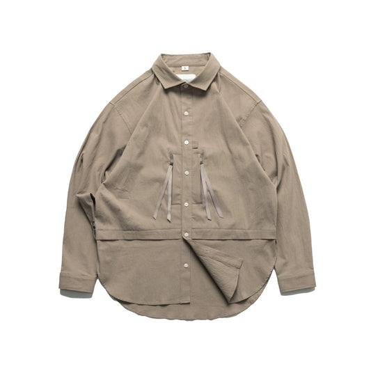 WIDE SPREAD COLLAR SHIRT