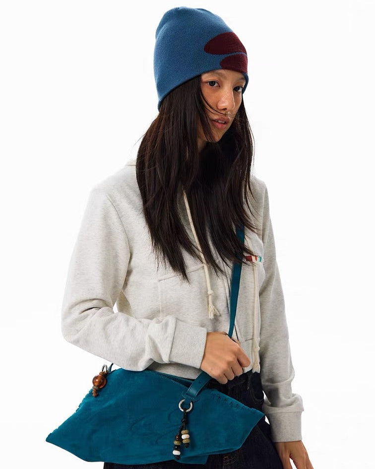 Suede Dumpling Bag
