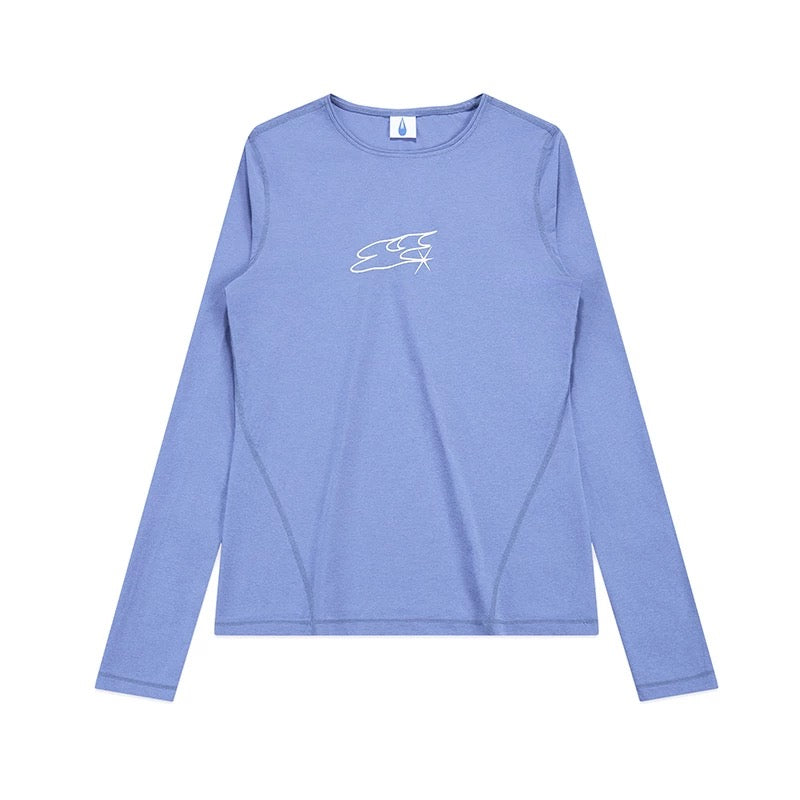 SLIM QUICK DRY LOGO LONG SLEEVE