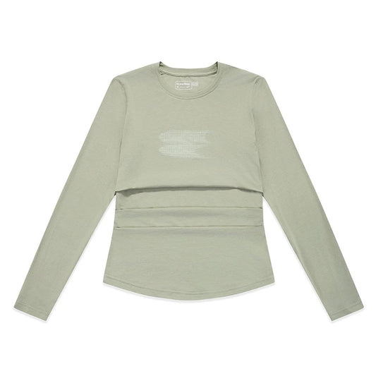 COOLING CREWNECK LOGO LONG SLEEVE TEE