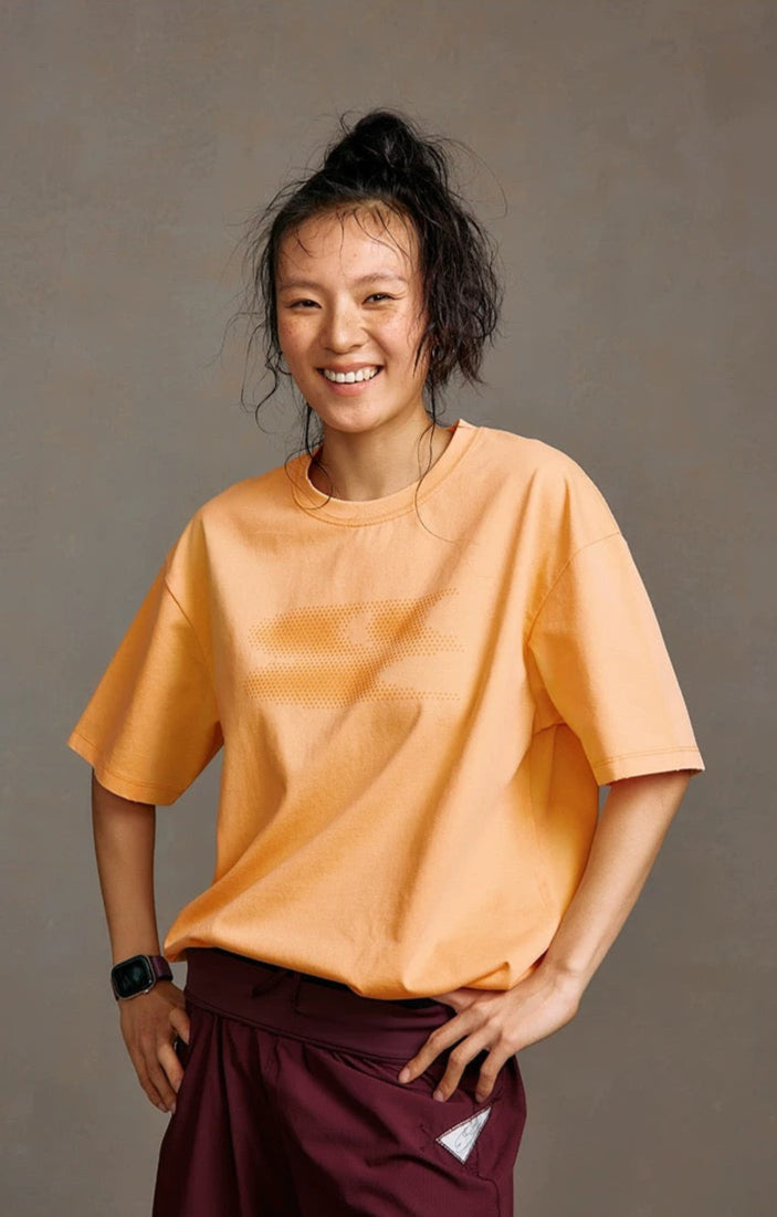 CLASSIC DISTRESSED SORONA TEE ORANGE