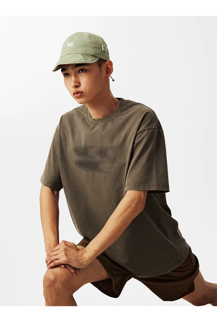 CLASSIC DISTRESSED SORONA TEE BROWN