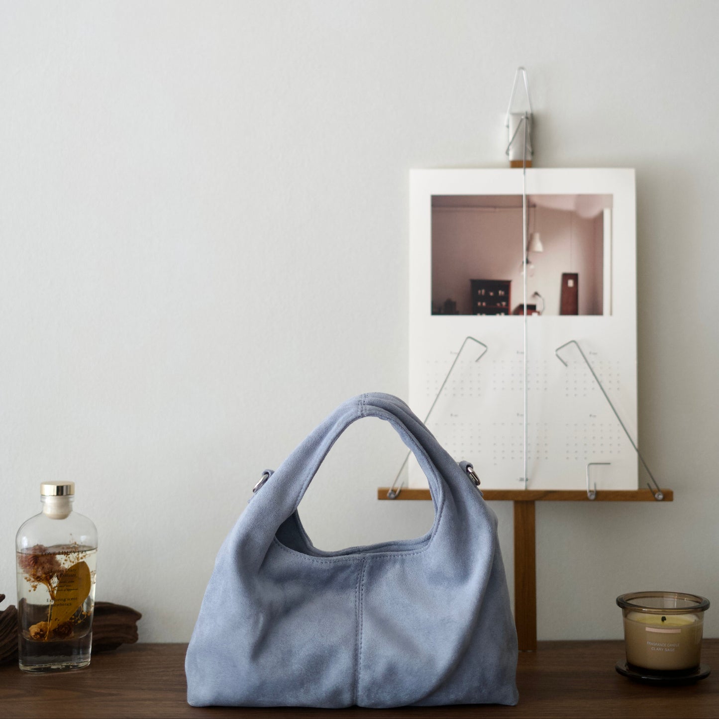 Sul Sul On-The-Go (OTG) Mini Suede Misty Blue