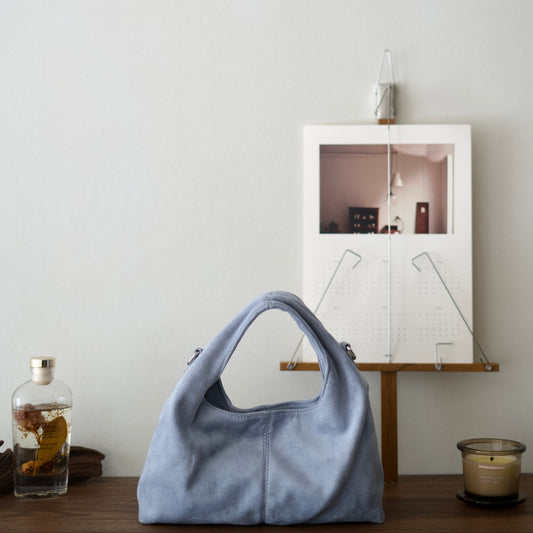 Sul Sul On-The-Go (OTG) Mini Suede Misty Blue