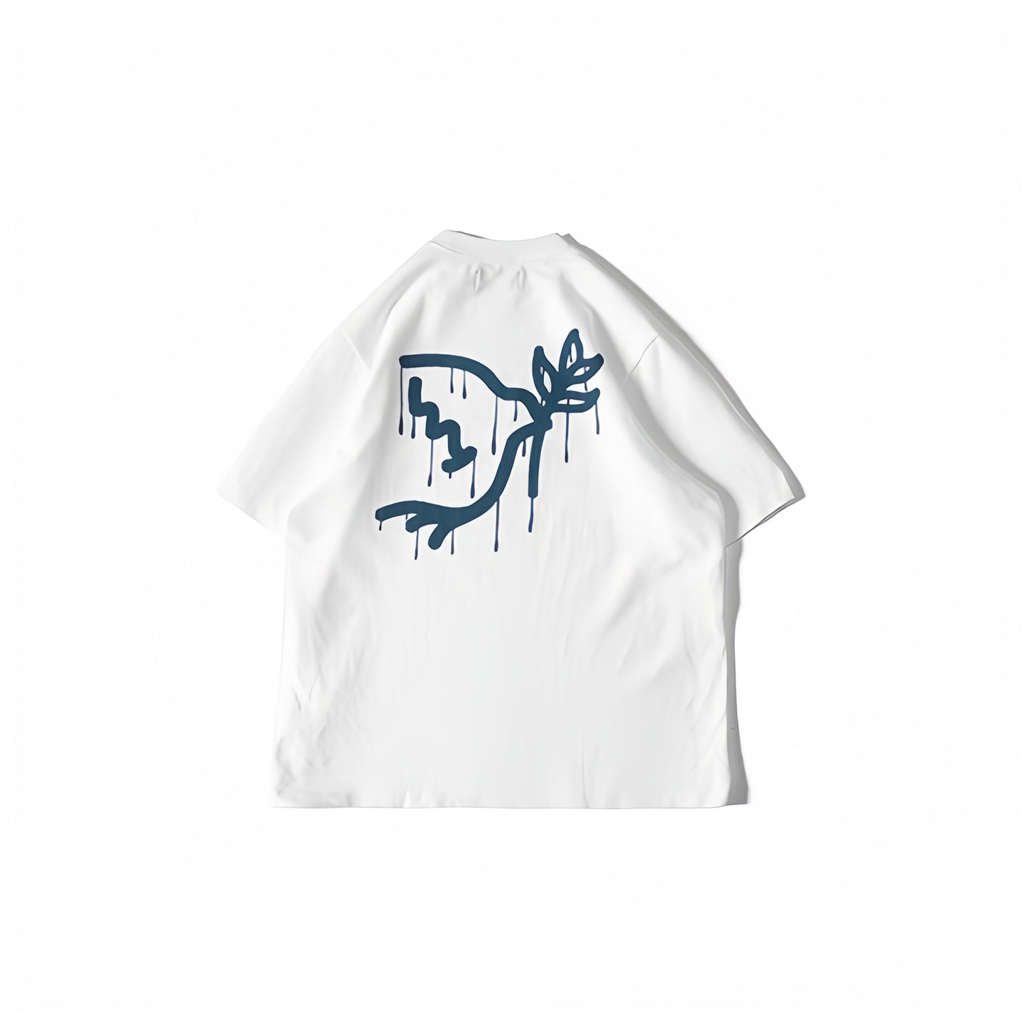 DOVE OF PEACE SYMBOL TASSELS PRINT TEE