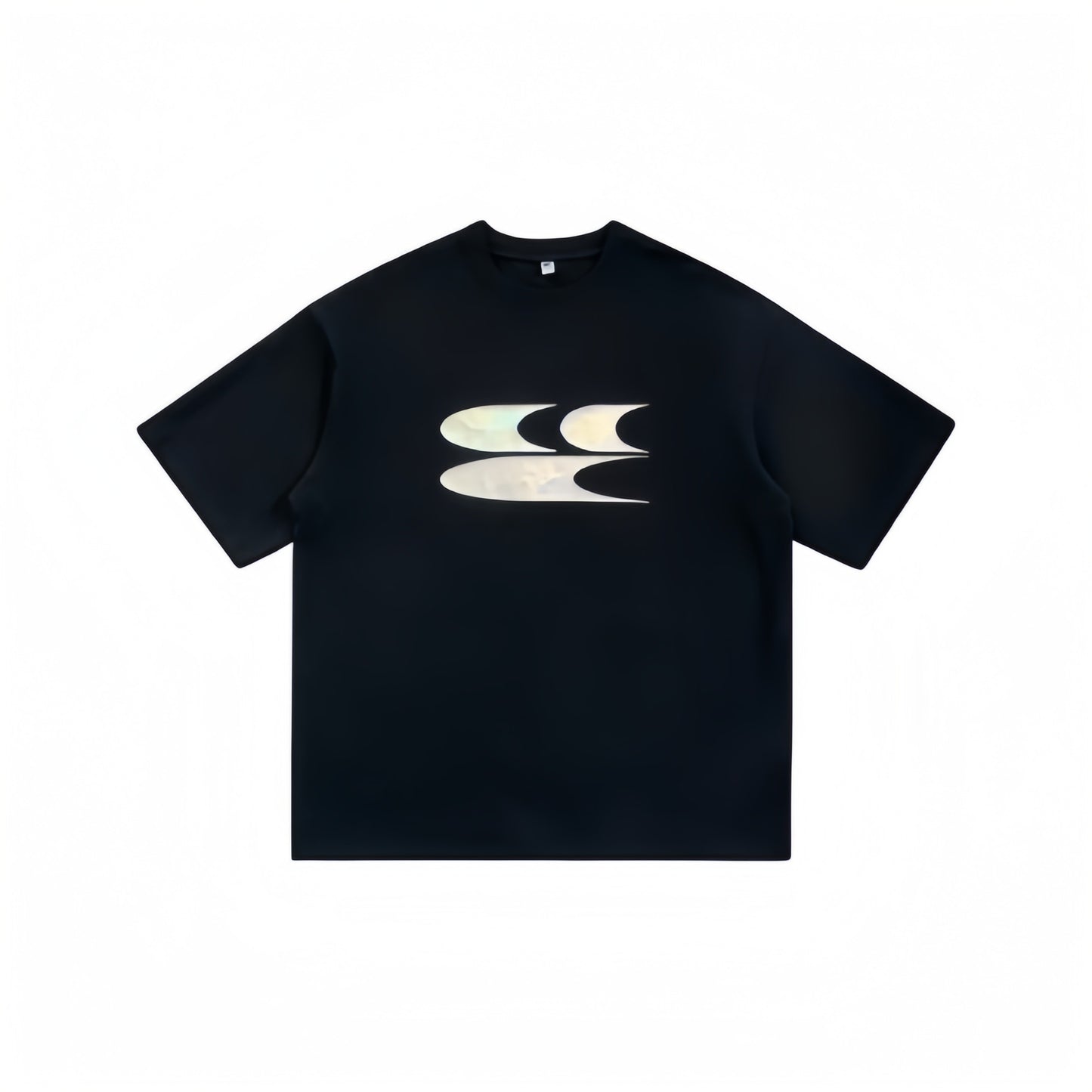 METALLIC REFLECTIVE LOGO TEE